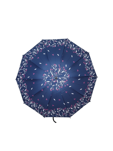 

LOOM LEGACY Unisex Navy Blue Printed 3 Fold Fancy Umbrella