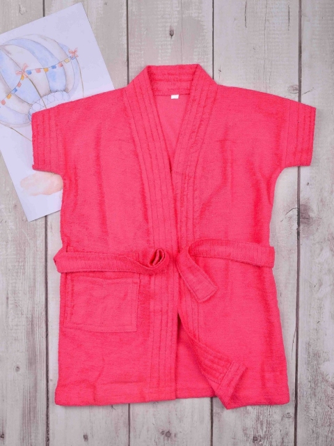 

POPLINS Unisex Kids Rose Solid Bath Robe