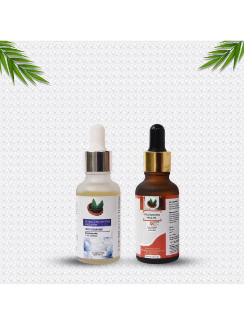 

NatureNova Herbals Set of 2 Face Serum & Oil, Multi