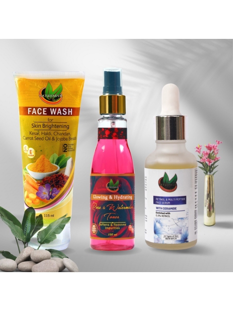 

NatureNova Herbals Skin Brightening Face Wash Toner & Face Serum Combo, Multi