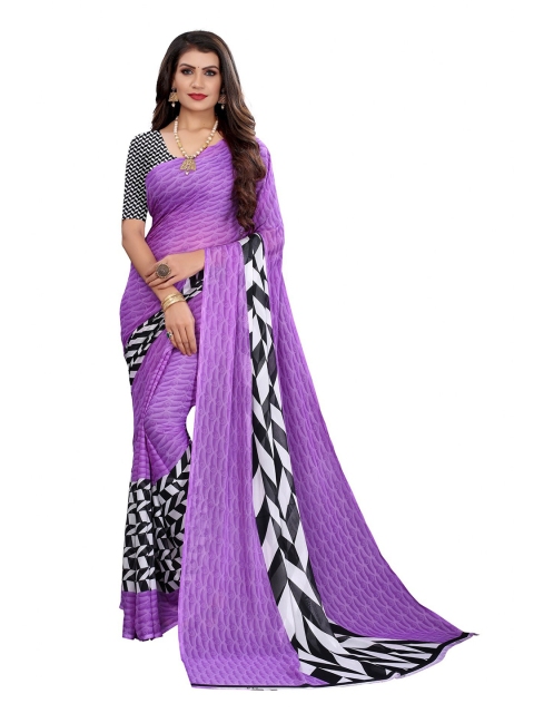 

Iris Magenta & White Floral Banarasi Saree