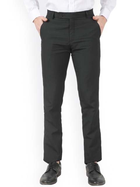 

TAHVO Men Black Tailored Trousers