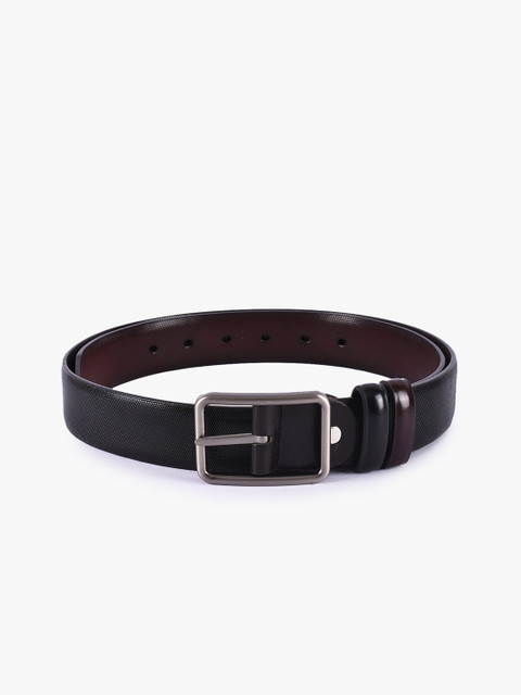 

BuckleUp Men Black Leather Belt