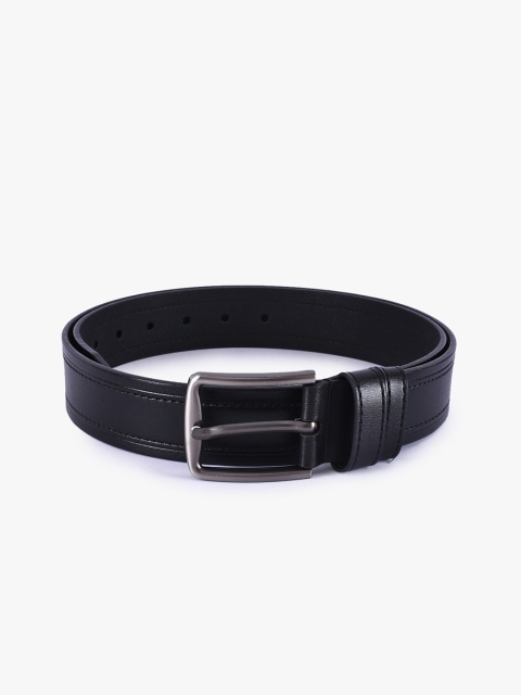 

BuckleUp Men Black Leather Belt