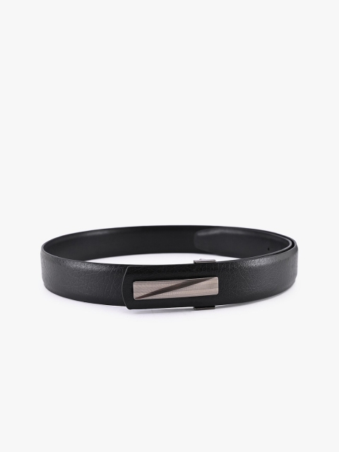 

BuckleUp Men Black PU Belt