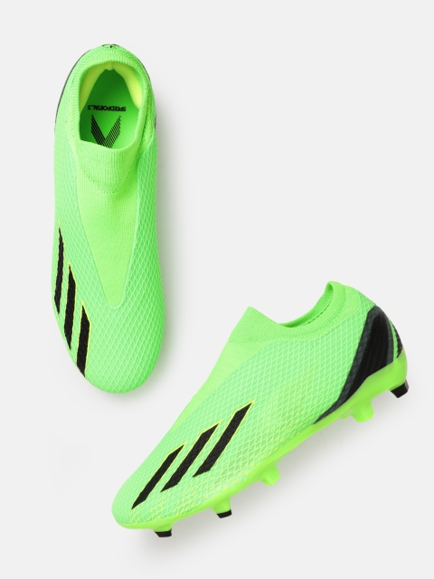 

ADIDAS Unisex Green & Black Woven Design X Speedportal.3 LL Football Shoes