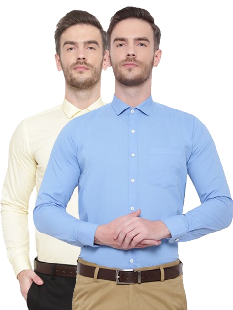 

Srey trends Men Yellow Comfort Formal Shirt