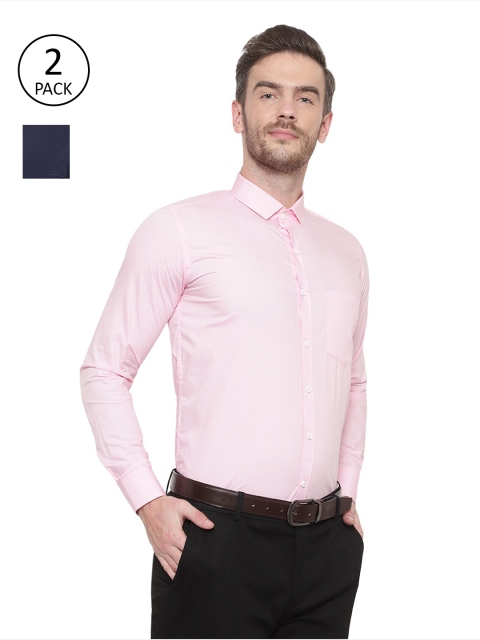

Srey trends Men Pink Comfort Formal Shirt