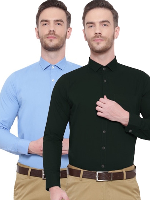 

Srey trends Men Blue Comfort Formal Shirt