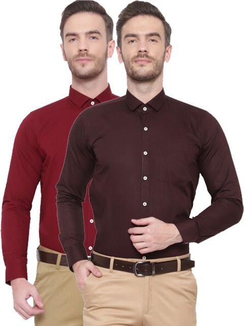 

Srey trends Men Brown Comfort Formal Shirt