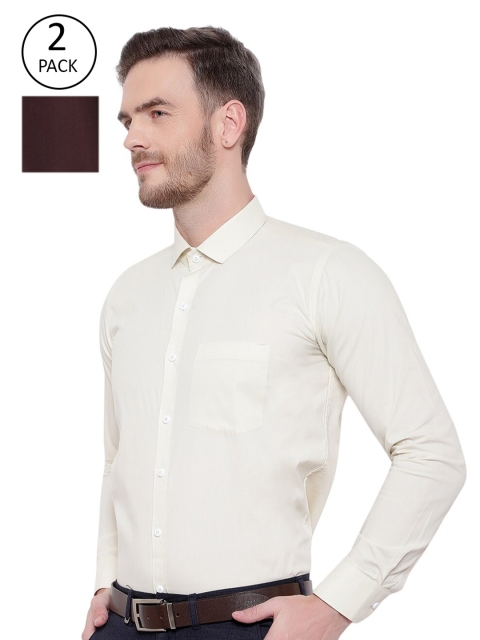 

Srey trends Men Brown Comfort Formal Shirt