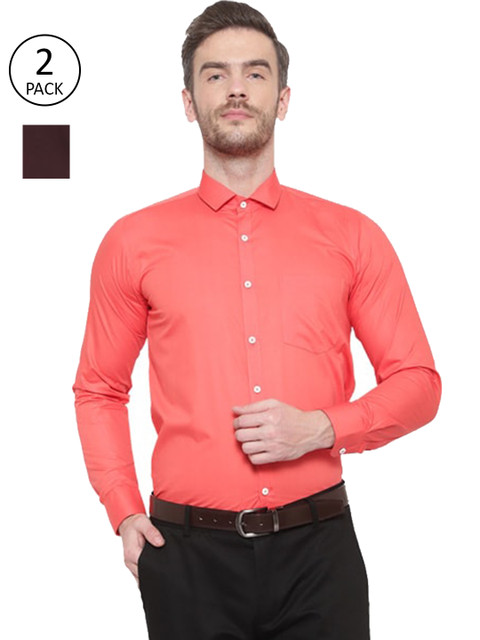 

Srey trends Men Brown Comfort Formal Shirt