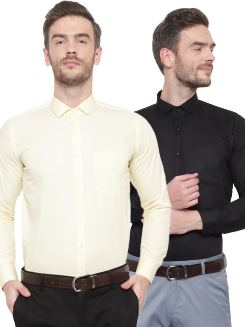 

Srey trends Men Black Comfort Formal Shirt