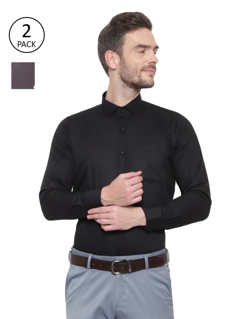 

Srey trends Men Black Comfort Formal Shirt