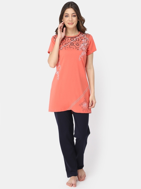 

Bell Paper Women Orange Night suits
