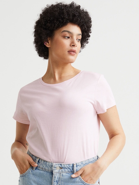 

H&M Pink Cotton T-shirt