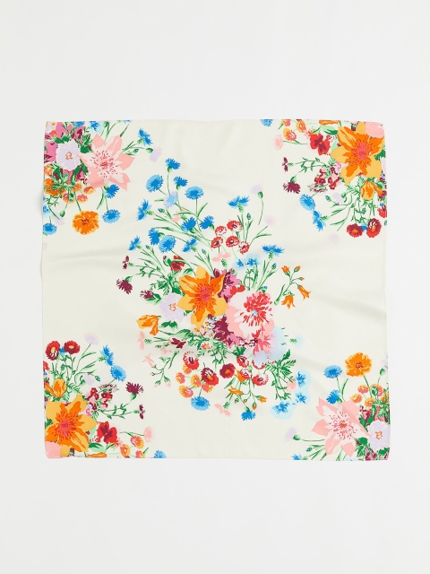 

H&M Women White Printed Scarf/Hairband