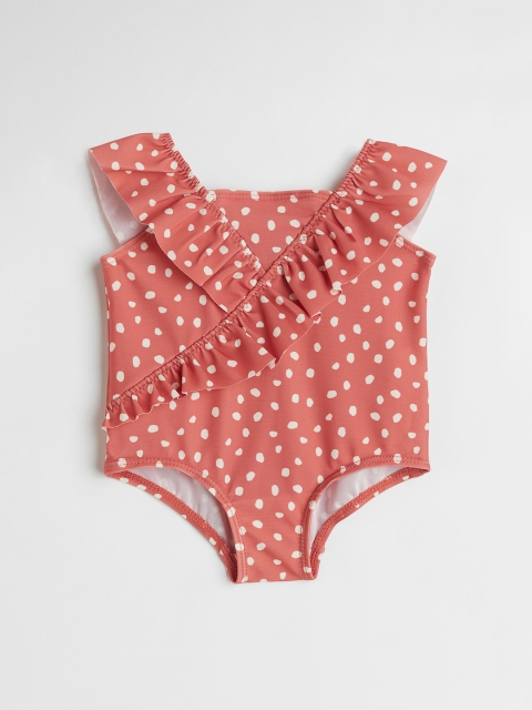 

H&M Girls Pink Flounced Swimsuit