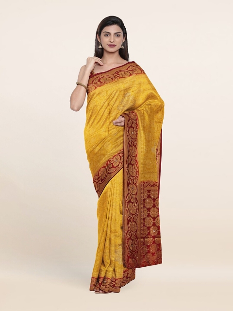 

Pothys Women Yellow Sarees