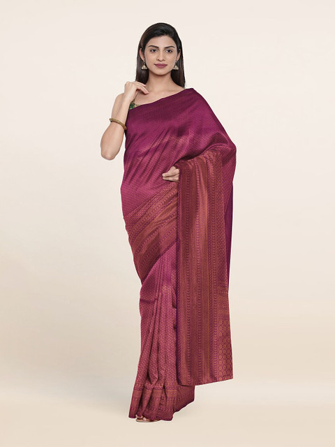 

Pothys Women Purple Sarees