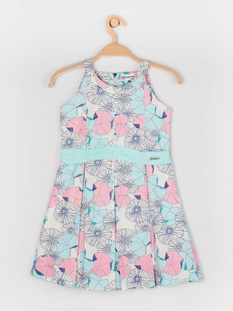 

Peppermint Blue Floral Dress