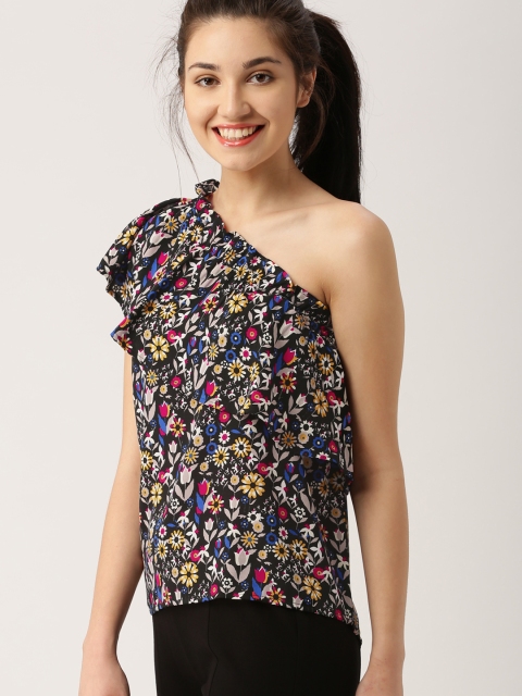 

DressBerry Women Black Printed Top