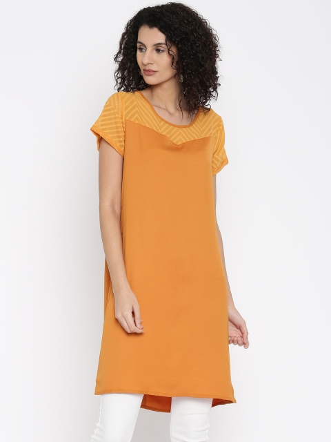 

Colour Me by Melange Mustard Yellow A-line Tunic