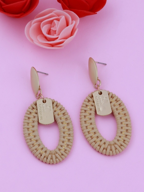 

Silver Shine Yellow Contemporary Drop Earrings
