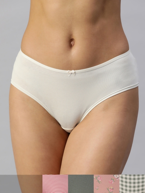 

Marks & Spencer Women Pack of 5 Basic Briefs T612114, Cream