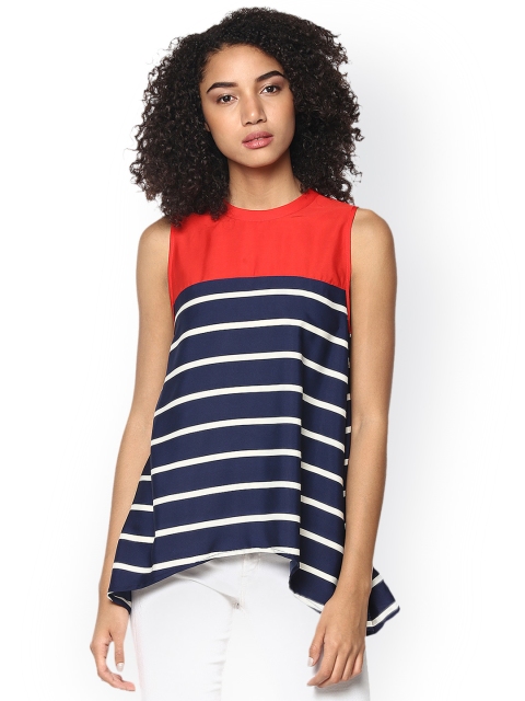 

Harpa Navy & Red Top, Navy blue