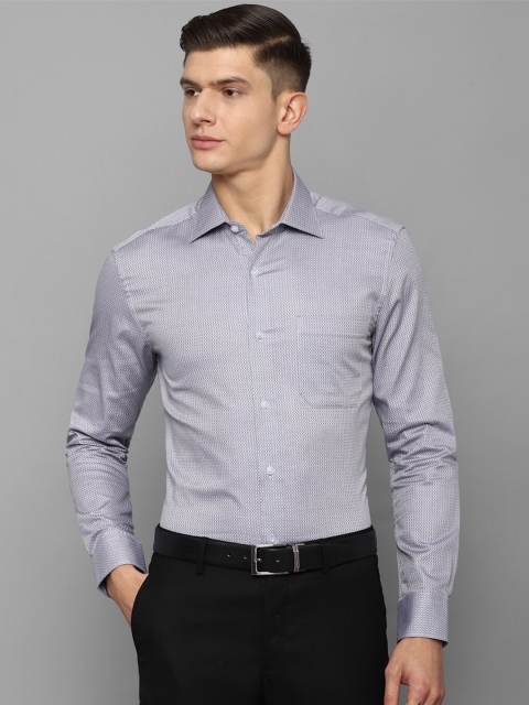 

Louis Philippe Men Grey Regular Fit Cotton Formal Shirt