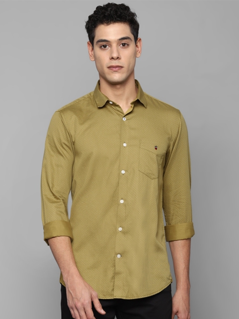 

Louis Philippe Sport Men Khaki Slim Fit Printed Casual Shirt