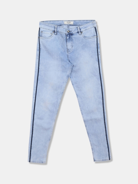 

Aeropostale Women Blue Heavy Fade Cotton Jeans