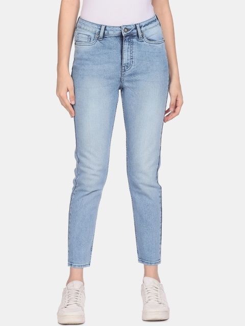 

Aeropostale Women Blue Slim Fit Heavy Fade Jeans