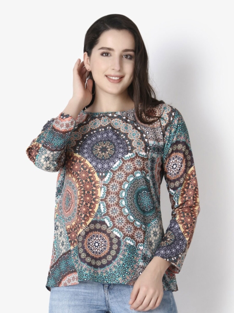

GRECIILOOKS Multicoloured Print Top, Multi