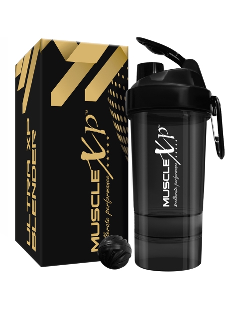 

MUSCLEXP Black Leakproof Gym Shaker