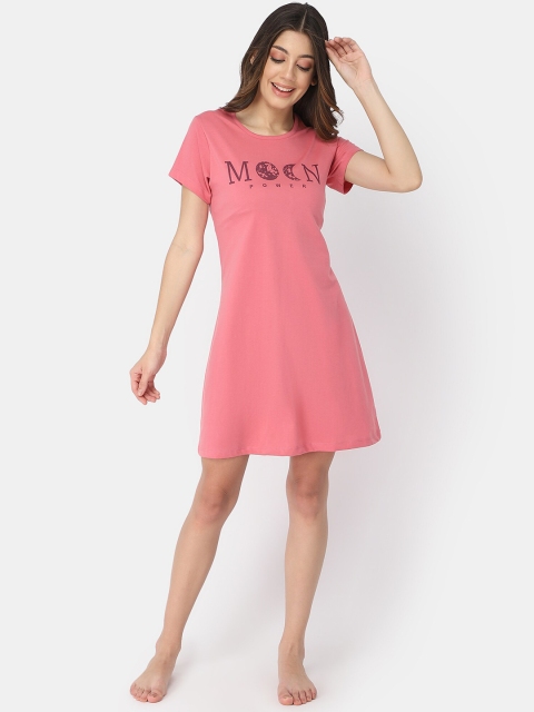 

Bell Paper Pink Printed Nightdress