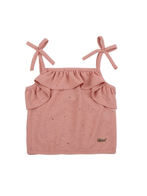 

Actuel Pink Embellished Top
