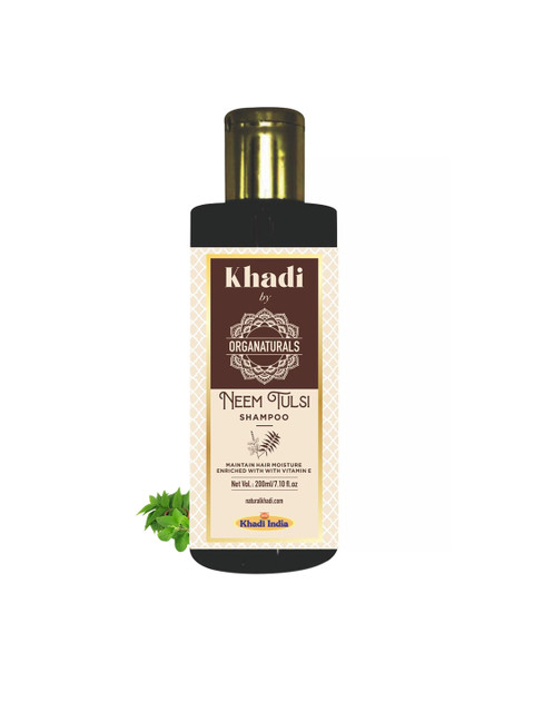 

ORGANATURALS Brown Khadi Ayurvedic Neem & Tulsi Hair Shampoo - 200ml
