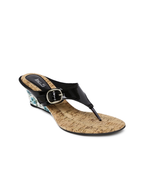 

Inc 5 Women Black Solid Wedges