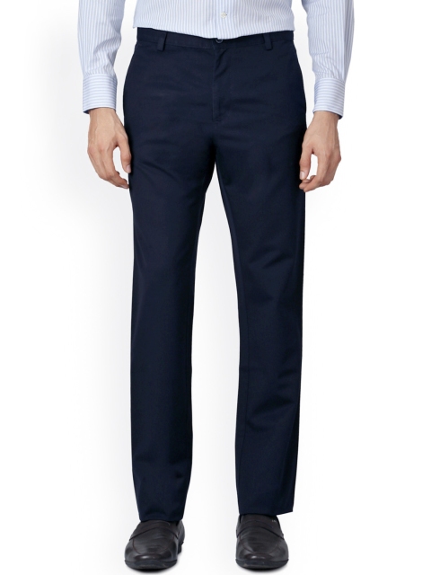 

Allen Solly Navy Semiformal Trousers, Navy blue