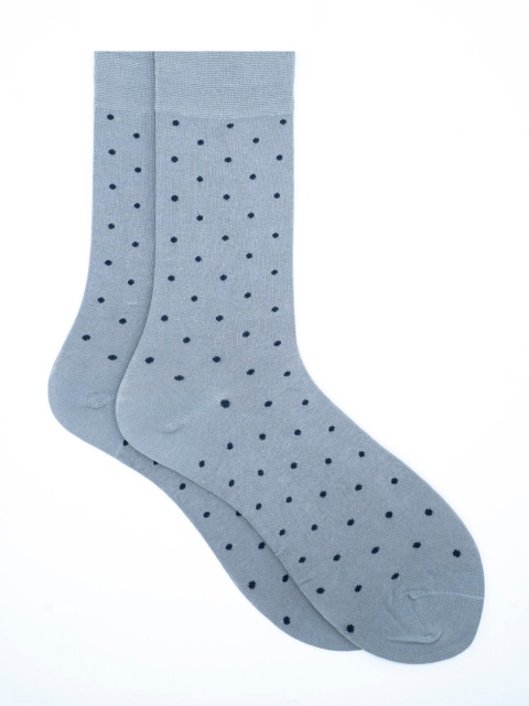 

Soxytoes Men Grey Patterned Calf-Length Socks