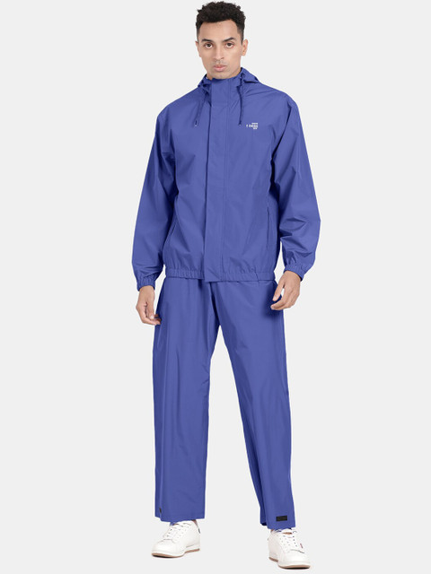 

t-base Men Blue Solid Rain Suit