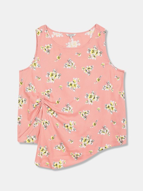 

Aeropostale Pink Floral Print Top