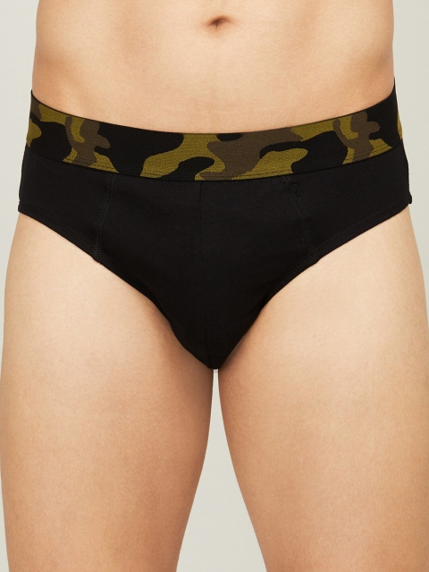 

Fame Forever by Lifestyle Men Black Solid Cotton Basic Briefs