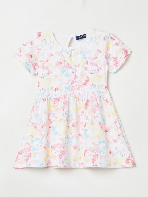 

Juniors by Lifestyle Multicoloured Floral Pure Cotton Dress, Multi