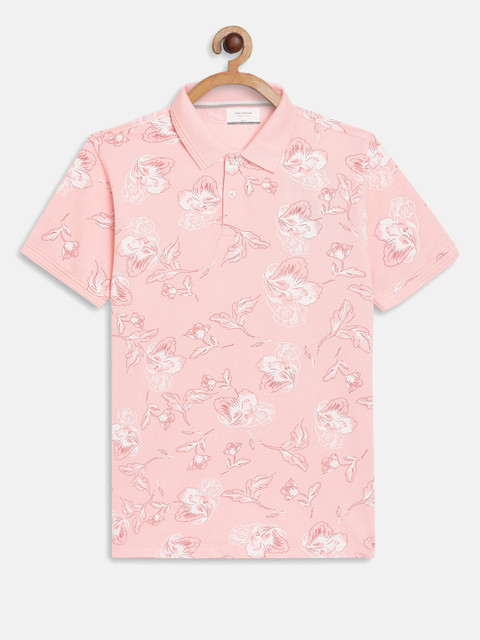 

Octave Boys Coral Typography Printed Polo Collar Applique T-shirt