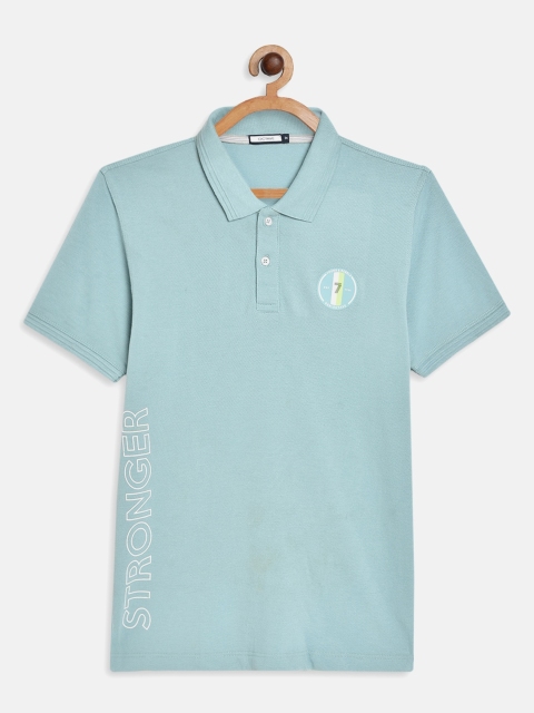 

Octave Boys Blue Polo Collar Cotton T-shirt