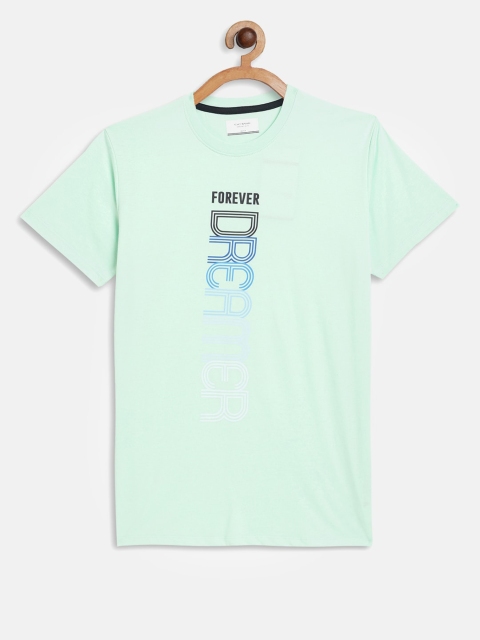 

Octave Boys Green Typography Printed T-shirt