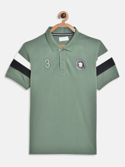 

Octave Boys Olive Green Polo Collar T-shirt